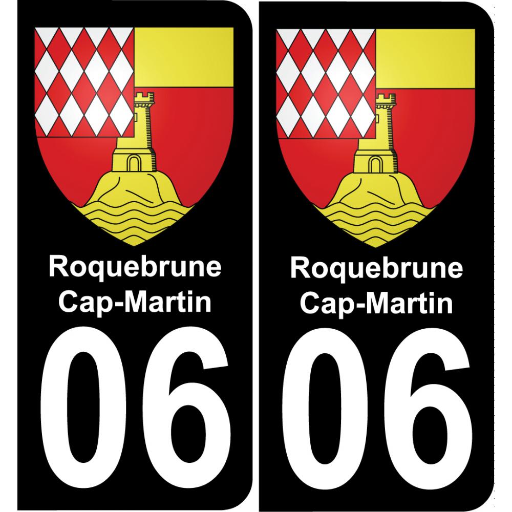 Autocollant Sticker Plaque Immatriculation Blason D Partement