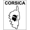 Autocollant Corse Corsica stickers