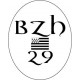 Autocollant 29 BZH drapeau Breton Breizh Bretagne