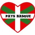 Sticker heart of the Basque country sticker