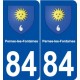 84 Pernes-les-Fontaines blason autocollant plaque stickers ville