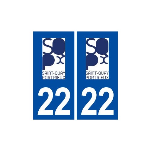 22 Saint Julien logo ville autocollant plaque sticker