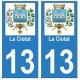 13 La-Ciotat ville autocollant plaque