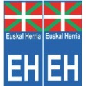 EH Basque sticker auto autocollant plaque