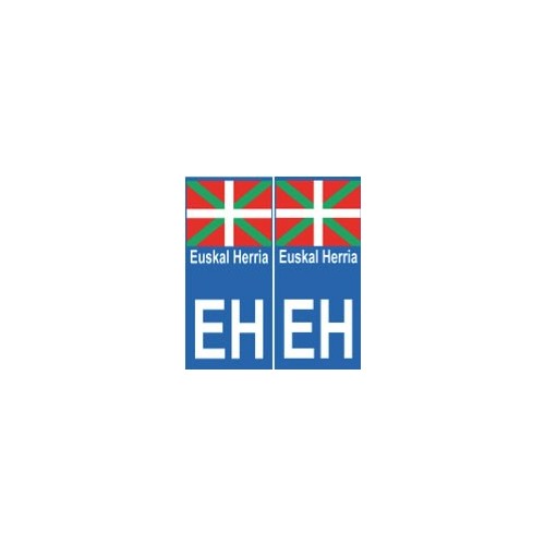 EH Basque sticker auto autocollant plaque