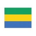 Sticker Flag of Gabon sticker flag
