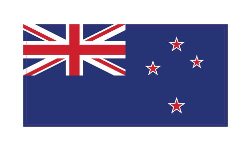 Ensemble d'autocollants de voiture de drapeaux de la province de Zélande.