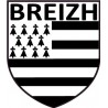 Autocollant blason Bretagne Breton Breizh sticker