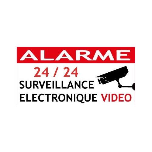 Autocollants maison surveillance electronique alarme