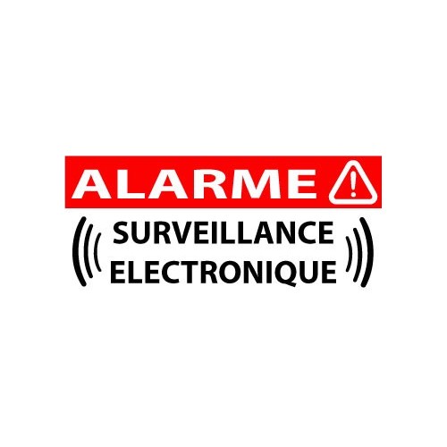 Sticker - Surveillance électronique Etiquette & Autocollant