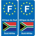 F Europa-südafrika-aufkleber platte