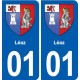 01 Ceyzériat logo ville autocollant plaque sticker