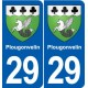 29 Penmarch blason autocollant plaque stickers ville