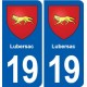 19 Seilhac blason ville autocollant plaque sticker