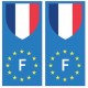 France Europe Drapeau Autocollant