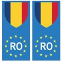 Romania Romania europa bandiera Adesivo