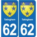 62 Coulogne blason autocollant plaque stickers ville