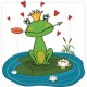 Princesse grenouille sticker autocollant interrupteur