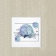 Oiseau bleu sticker autocollant interrupteur