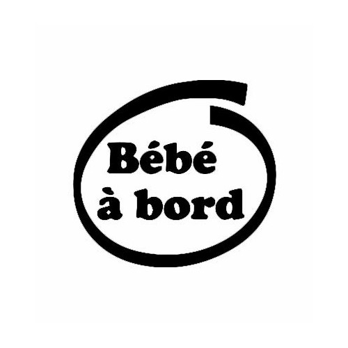 Autocollant Bébé à bord