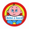 Autocollant Bébé à bord cercle catalan