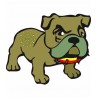 Bulldog Occitan croix autocollant sticker adhesif