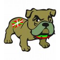 Bulldog Baskisch aufkleber sticker kleber