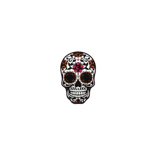 Autocollant Tête de mort muerta 04 skull stickers adhesif