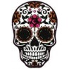 Autocollant Tête de mort muerta 04 skull stickers adhesif