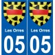 27 Léry wappen aufkleber typenschild aufkleber stadt