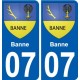 27 Léry coat of arms sticker plate stickers city