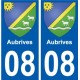 08 Léry blason autocollant plaque stickers ville