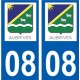 27 Léry logo sticker plate stickers city