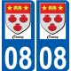 08 Léry logo autocollant plaque stickers ville