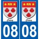 08 Léry logo autocollant plaque stickers ville