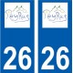 27 Léry logo sticker plate stickers city