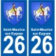 26 Léry blason autocollant plaque stickers ville