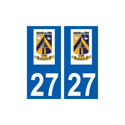 27 Léry logo sticker plate stickers city