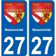 27 Léry wappen aufkleber typenschild aufkleber stadt