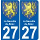 27 Léry wappen aufkleber typenschild aufkleber stadt