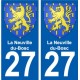 27 Léry wappen aufkleber typenschild aufkleber stadt