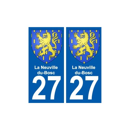 27 Léry coat of arms sticker plate stickers city