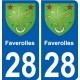 28 Dammarie wappen aufkleber typenschild aufkleber stadt