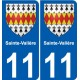 11 Léry blason autocollant plaque stickers ville