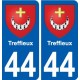 44 Penmarch blason autocollant plaque stickers ville