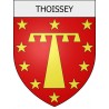 thoissey 01 ville Stickers blason autocollant adhésif