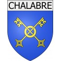 Stickers coat of arms Chalabre adhesive sticker
