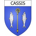 Cassis Sticker wappen, gelsenkirchen, augsburg, klebender aufkleber