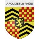 la-voulte-sur-rhône 07 ville Stickers blason autocollant adhésif