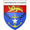 Stickers coat of arms Arromanches-les-Bains adhesive sticker